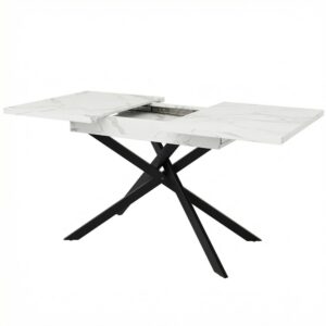 wohnli-moebel-suche-M26085653 Wohnli Möbelsuche - Ausziehbarer Esstisch 120-160x80 cm Metall