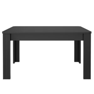 wohnli-moebel-suche-M26085675 Wohnli Möbelsuche - Esstisch modern rechteckig mit 4 Beinen aus Spanplatte Schwarz