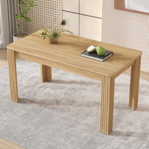 wohnli-moebel-suche-M26085705-1 Esstisch rechteckig mit 4 Beinen Spanplatte Eichefarben 116x75x65cm Spanplatte Braun MODFU Möbel Esszimmermöbel Esstische