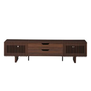 wohnli-moebel-suche-M26085735 Wohnli Möbelsuche - TV-Schrank mit 2 Schubladen und Lamellentüren 180 cm Dunkleiche