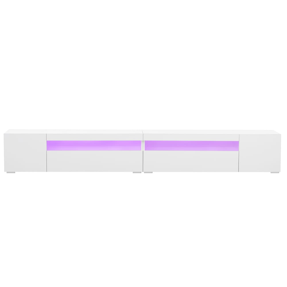wohnli-moebel-suche-M26085739 Wohnli Möbelsuche - TV-Schrank mit LED-Lichtleiste und Stauraum 240 cm Weiß