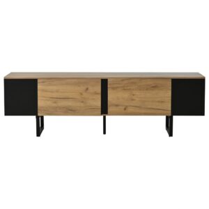 wohnli-moebel-suche-M26085748 Wohnli Möbelsuche - TV-Schrank mit 2 Türen und offenen Regalen 180 cm Naturholz
