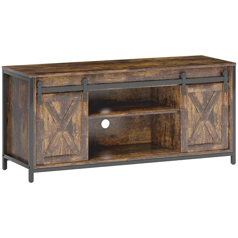 wohnli-moebel-suche-M26085749 Wohnli Möbelsuche - TV-Schrank mit Schiebetüren und 6 Fächern 120 cm Braun
