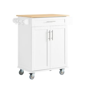 wohnli-moebel-suche-M26085778 Wohnli Möbelsuche - Küchenwagen mit schublade weiß 83x46x91cm