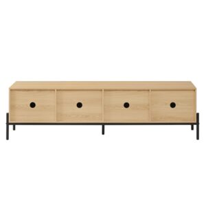wohnli-moebel-suche-M26086002 Wohnli Möbelsuche - Designer-TV-Ständer aus MDF-Holz mit geometrischen Fronten