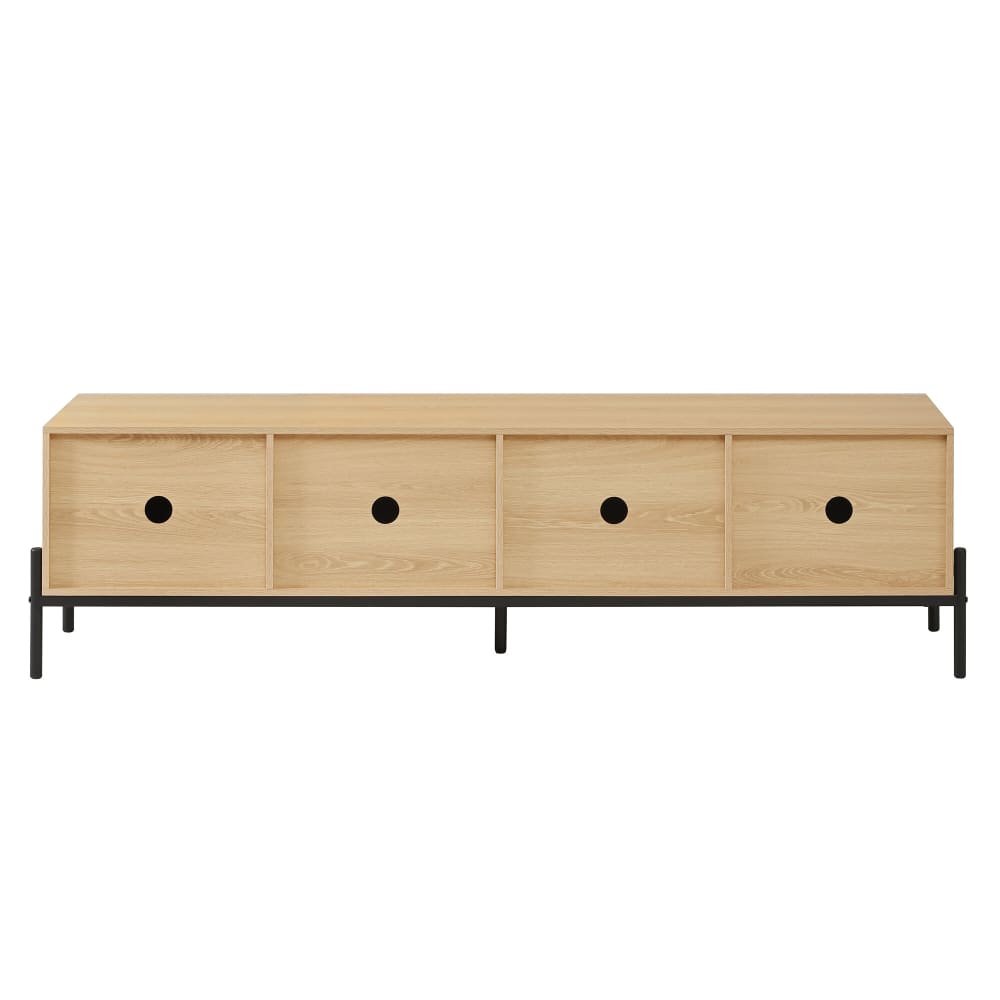 Wohnli Möbelsuche - Designer-TV-Ständer aus MDF-Holz mit geometrischen Fronten
