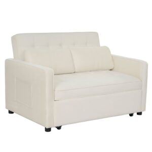 wohnli-moebel-suche-M26086082-1 2-Sitzer-Sofa Komaria Samt Beige 133x87x94cm Holz Beige Menzzo Sofas und Sessel Sofas 2-Sitzer-Sofas & 3-Sitzer-Sofas