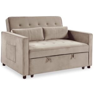 wohnli-moebel-suche-M26086082 Wohnli Möbelsuche - 2-Sitzer-Sofa Komaria Velours Beige