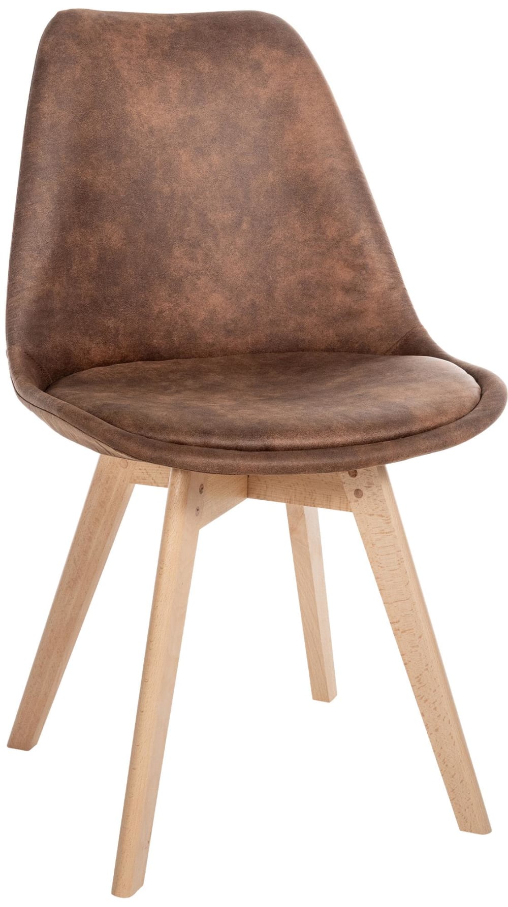 wohnli-moebel-suche-M26086802 Wohnli Möbelsuche - Esszimmerstuhl mit Sitz aus Kunstleder braun
