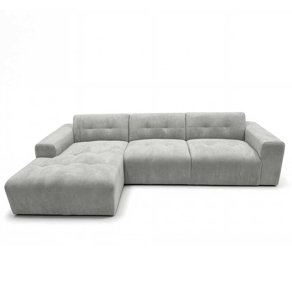 Wohnli Möbelsuche - 5-Sitzer Ecksofa links aus Strukturstoff