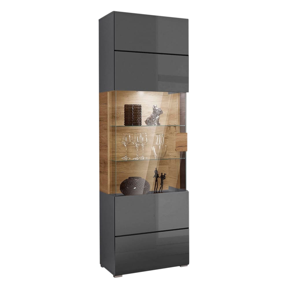 wohnli-moebel-suche-M26088652 Wohnli Möbelsuche - Vitrine Toledo mit Tür aus Holz 60