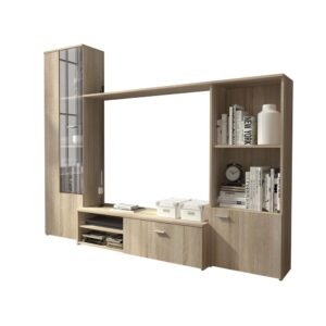 wohnli-moebel-suche-M26088686 Wohnli Möbelsuche - Wohnwand Hugo mit Türen aus Holz 220x41x179cm