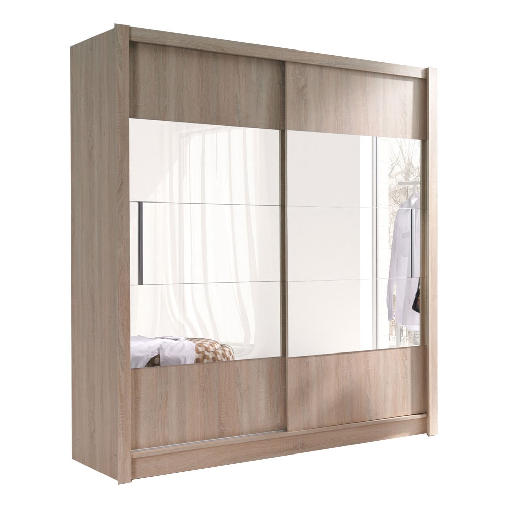 wohnli-moebel-suche-M26088728 Wohnli Möbelsuche - Schwebetürenschrank mit Türen aus Holz 184x61