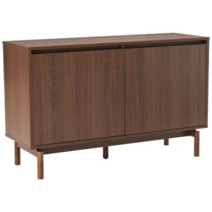 Wohnli Möbelsuche - Dunkler Holz-Buffetschrank mit 2 Türen 120 cm