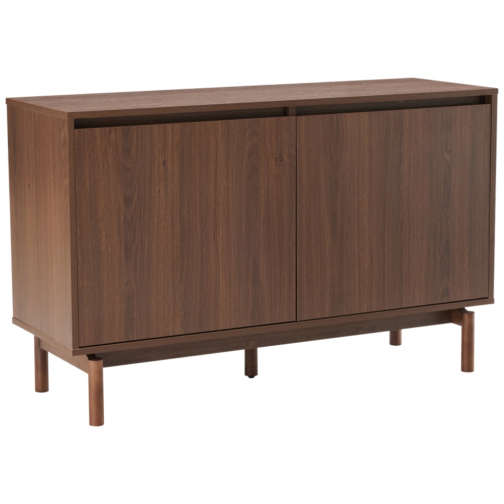 Wohnli Möbelsuche - Dunkler Holz-Buffetschrank mit 2 Türen 120 cm
