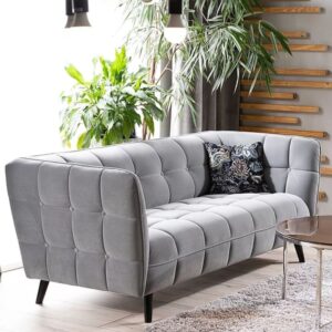 wohnli-moebel-suche-M26090054-1 0 200x78x200cm Samt Grau MSO Sofas und Sessel Sofas 2-Sitzer-Sofas & 3-Sitzer-Sofas