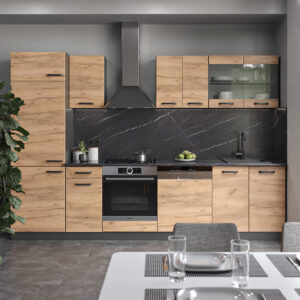 Goldkraft Eiche/Anthrazit 300 x 207cm