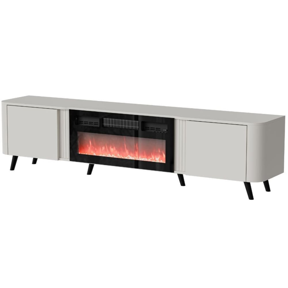 wohnli-moebel-suche-M26090255 Wohnli Möbelsuche - 200 cm großes beiges TV-Gerät mit elektrischem Kamin