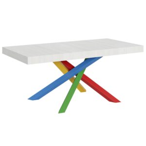 wohnli-moebel-suche-M26091251 Wohnli Möbelsuche - Ausziehtisch 90x180/284 cm in Holzoptik Esche weiß