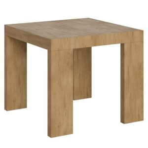 wohnli-moebel-suche-M26091273 Wohnli Möbelsuche - Ausziehtisch 90x90/246 cm in Holzoptik Eiche Natur