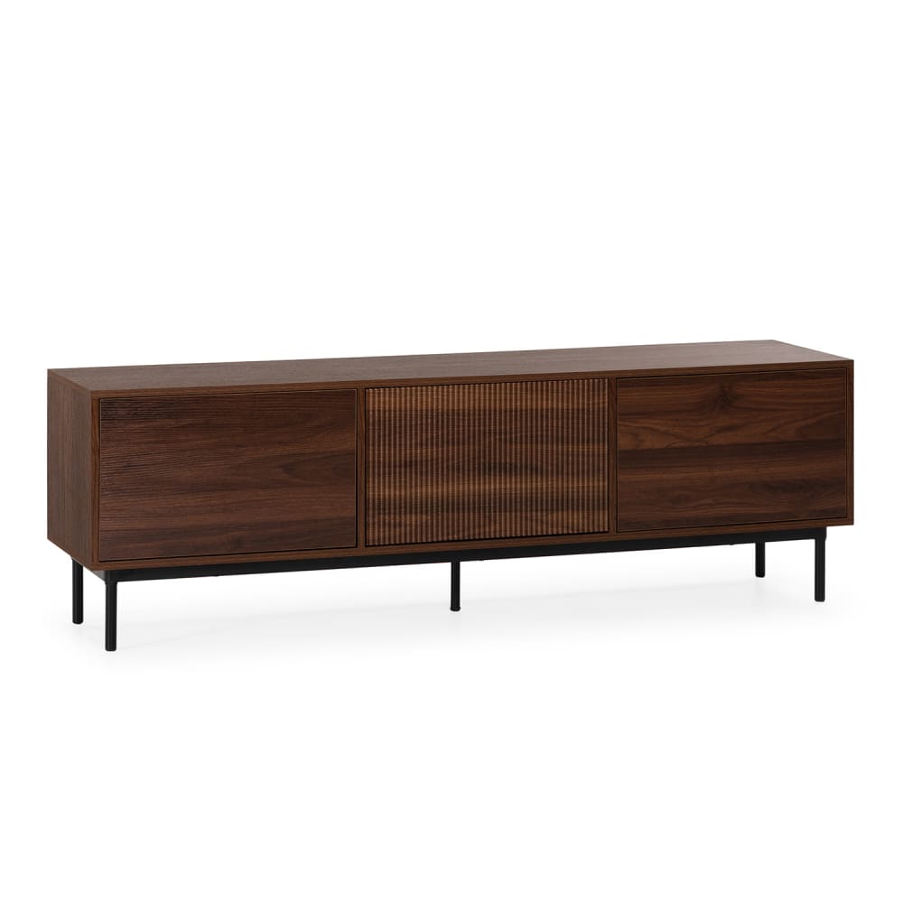Wohnli Möbelsuche - TV-Schrank 3 türen Walnuss-Optik