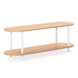 wohnli-moebel-suche-M26091754 Wohnli Möbelsuche - TV-Schrank 2 Regalböden Eiche-Optik/Weiß