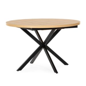 wohnli-moebel-suche-M26091768 Wohnli Möbelsuche - Ausziehbarer Runder Tisch Eiche-Optik
