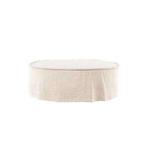 Wohnli Möbelsuche - Pouf Vindö aus Leinen Ø101 cm