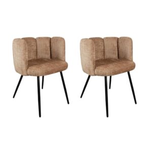 wohnli-moebel-suche-M26092437 Wohnli Möbelsuche - 2er-Set Esszimmerstühle High Five aus Chenille