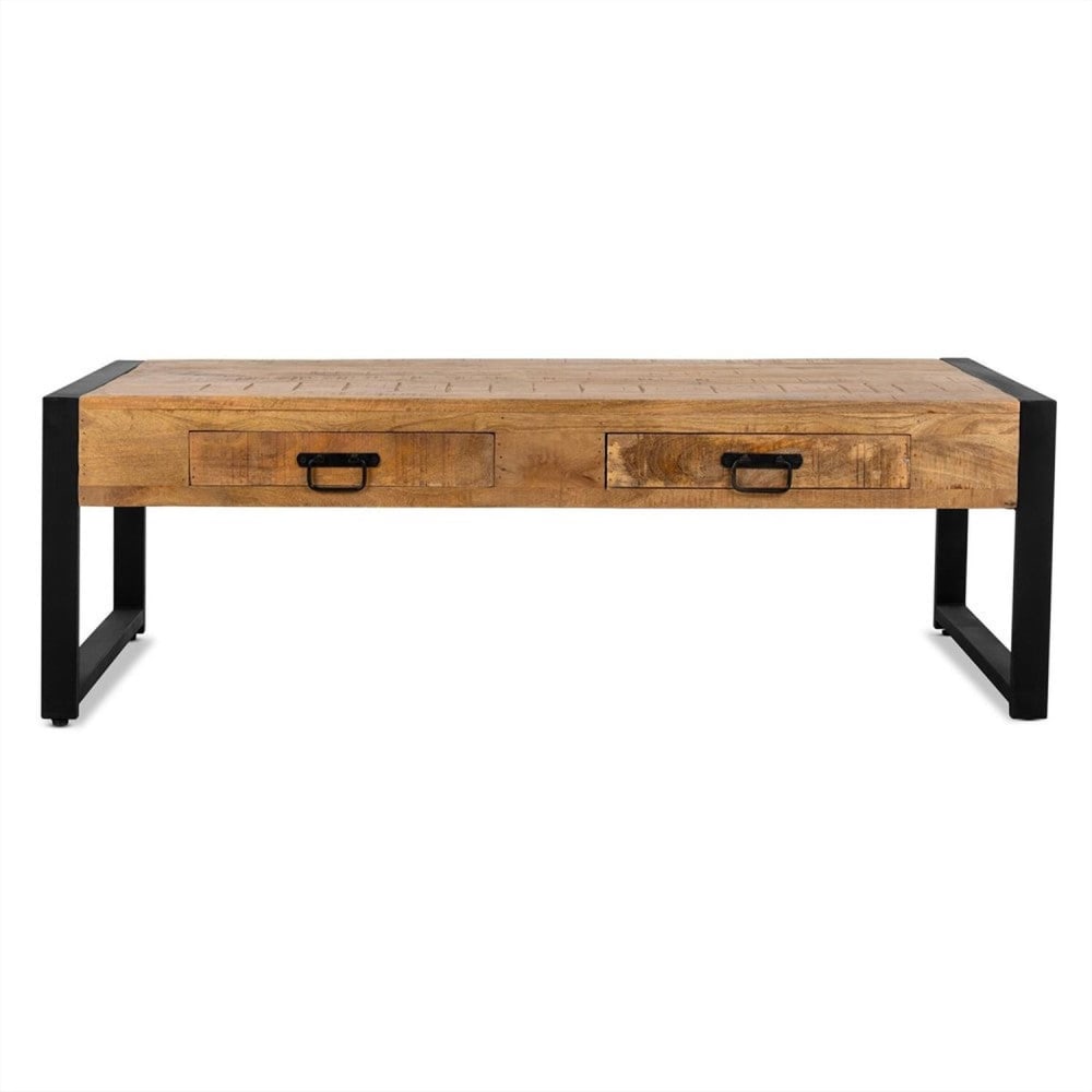 wohnli-moebel-suche-M26092462 Wohnli Möbelsuche - Couchtisch Britt 120cm mit Schubladen aus Mangoholz