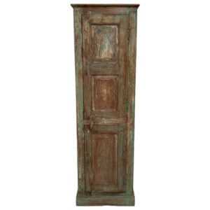 Handgefertigter Holzschrank 57x36x193 cm 57x193x36cm Holz Braun Wanderlust deco Möbel Schlafzimmermöbel Schränke