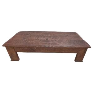 wohnli-moebel-suche-M26092908-1 Couchtisch aus handgefertigtem holz 150x74x37 cm (h) Braun 150x37x74cm Holz Braun Wanderlust deco Möbel Wohnzimmermöbel Couchtische