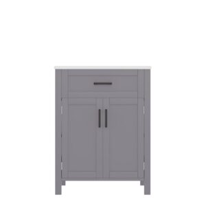 Wohnli Möbelsuche - Waschbeckenschrank mit Stauraum und Halter 60 cm