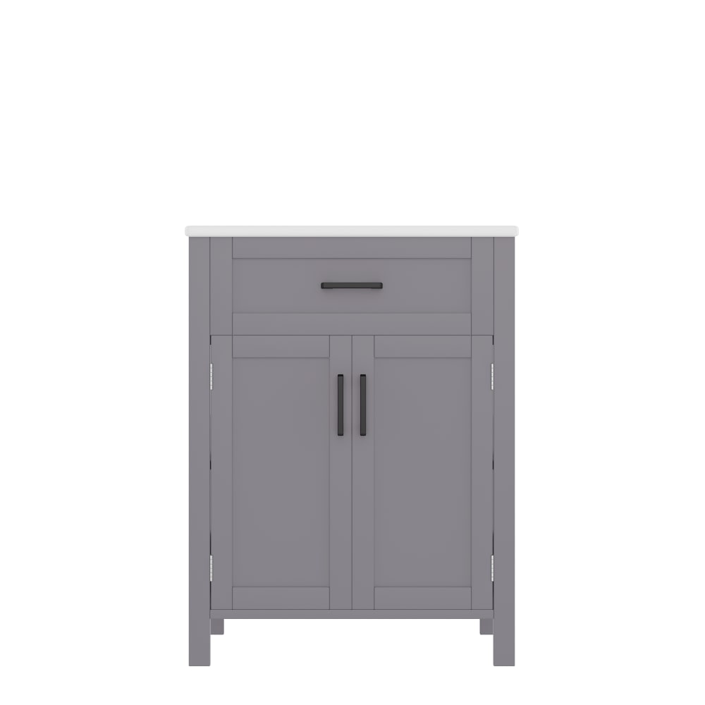 Wohnli Möbelsuche - Waschbeckenschrank mit Stauraum und Halter 60 cm