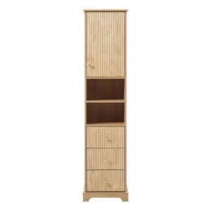 wohnli-moebel-suche-M26093484 Wohnli Möbelsuche - Badschrank 172cm Hoch mit 3 Schubladen & Tür