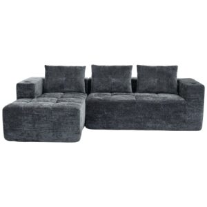 wohnli-moebel-suche-M26093491 Wohnli Möbelsuche - 3-Sitzer Ecksofa aus Chenille mit Recamiere