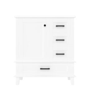 Wohnli Möbelsuche - Badezimmerschrank 160cm mit Glastür und 2 Schubladen