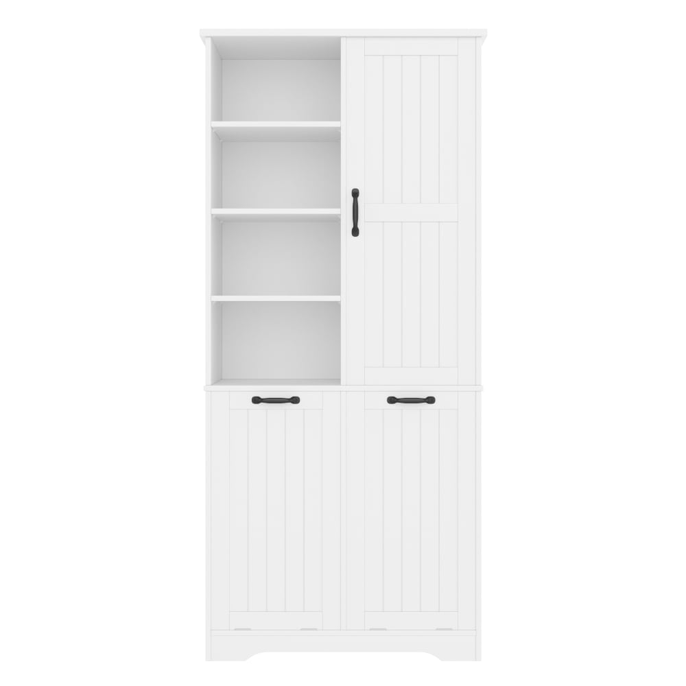wohnli-moebel-suche-M26093516 Wohnli Möbelsuche - Badschrank mit 2 Kipp-Wäschekörben & Regalfächern