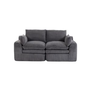 wohnli-moebel-suche-M26093550 Wohnli Möbelsuche - 2-Sitzer Sofa aus Cordstoff mit Taschen und Kissen