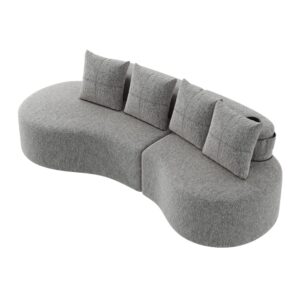 wohnli-moebel-suche-M26093553 Wohnli Möbelsuche - 3-Sitzer Leinensofa mit 4 Kissen