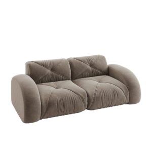 wohnli-moebel-suche-M26093567 Wohnli Möbelsuche - 2-Sitzer Sofa aus Chenille mit Gelenk-Design