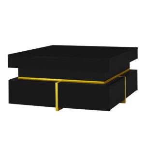 wohnli-moebel-suche-M26093569 Wohnli Möbelsuche - Couchtisch Hochglanz 2 Schubladen goldene Akzente