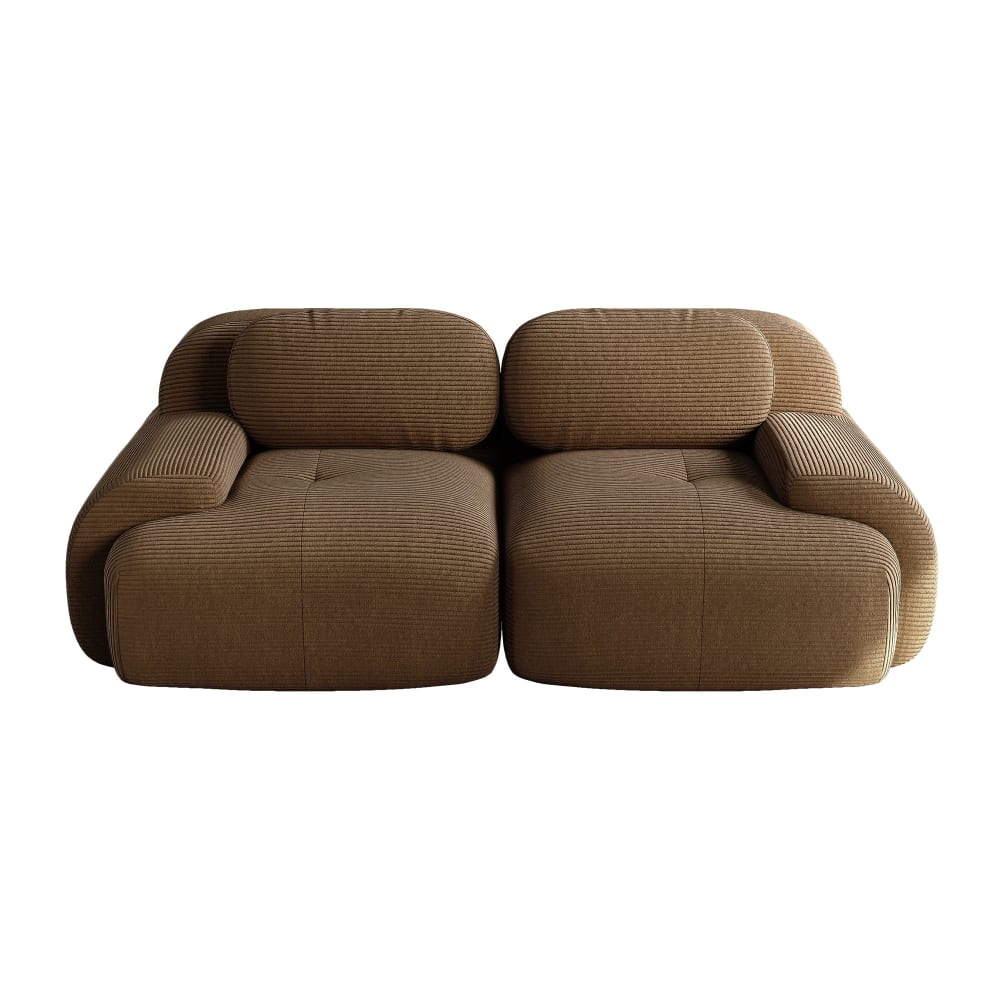wohnli-moebel-suche-M26093580 Wohnli Möbelsuche - Modulares 2-Sitzer Loveseat Samtsofa mit Armlehnen