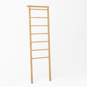 Wohnli Möbelsuche - Bambus Handtuchleiter 173cm - Freistehender Handtuchhalter aus Holz