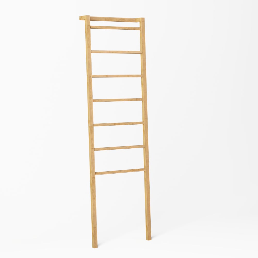 wohnli-moebel-suche-M26093593 Wohnli Möbelsuche - Bambus Handtuchleiter 173cm - Freistehender Handtuchhalter aus Holz