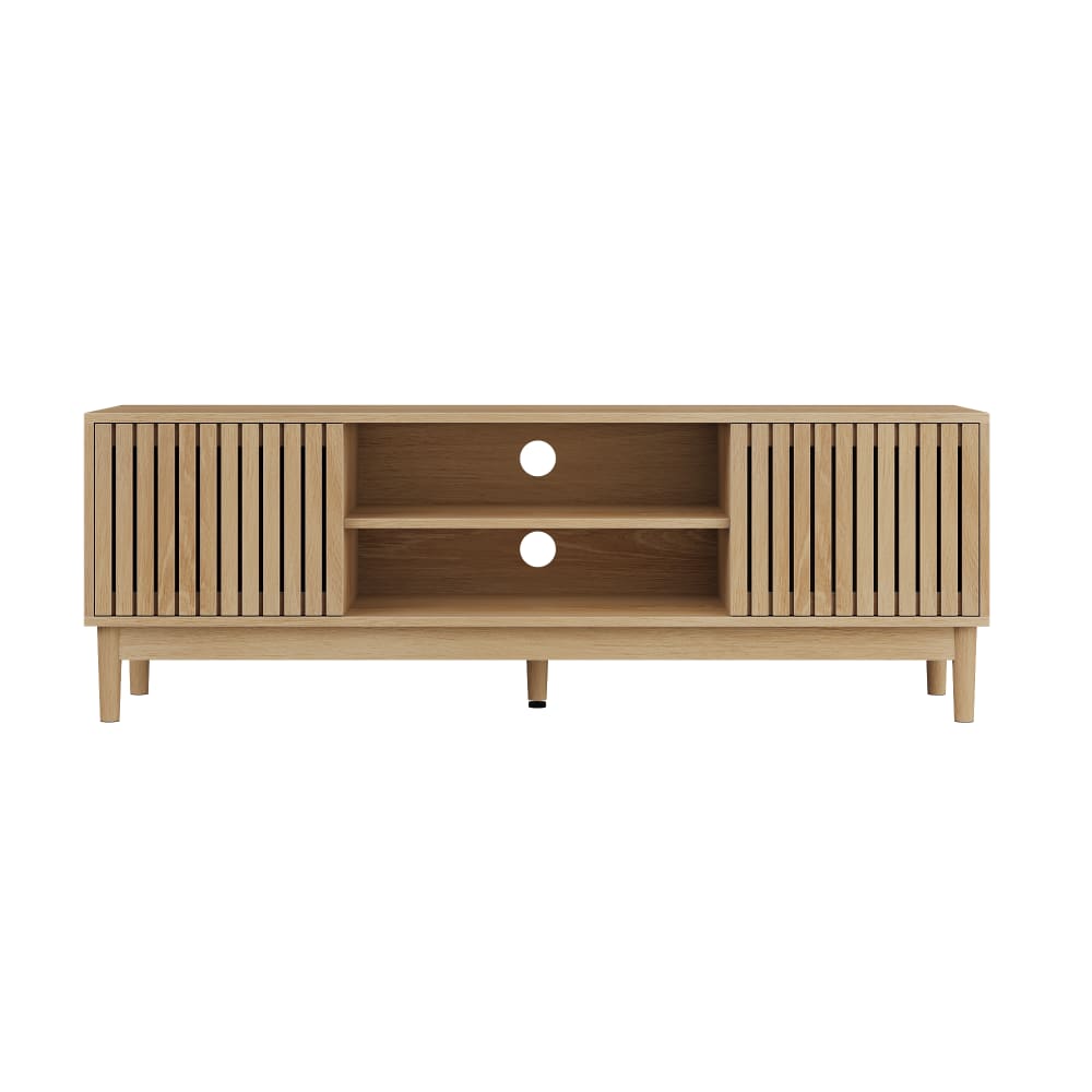 wohnli-moebel-suche-M26093599 Wohnli Möbelsuche - TV-Lowboard mit 2 Türen und Latten-Design