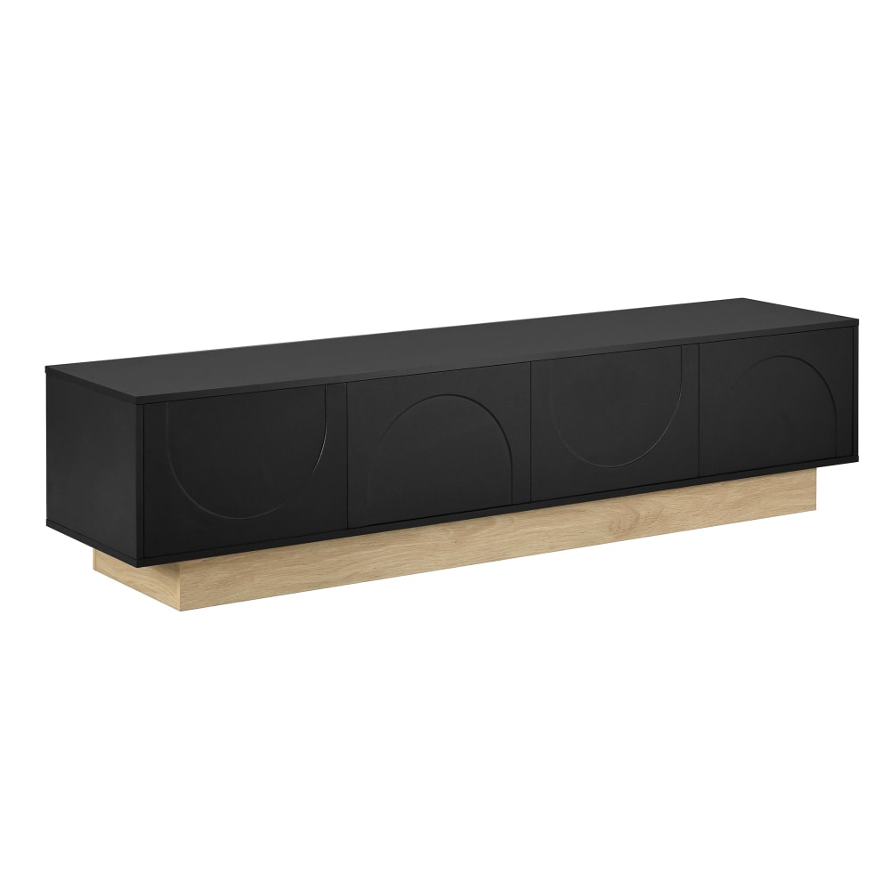 wohnli-moebel-suche-M26093602 Wohnli Möbelsuche - TV-Lowboard mit 4 Türen und Wellenmuster