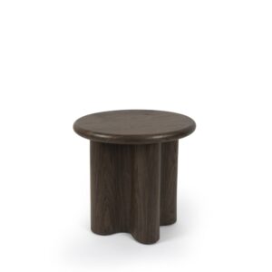 wohnli-moebel-suche-M26094407 Wohnli Möbelsuche - Runder Beistelltisch aus nussbaumfarbenem Holz