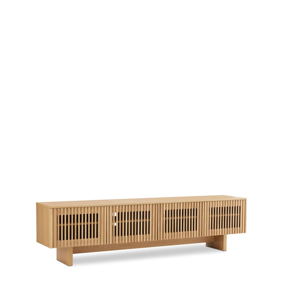 wohnli-moebel-suche-M26094412 Wohnli Möbelsuche - 200 cm breiter TV-Schrank mit 4 Eichenholztüren