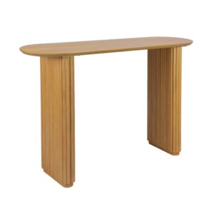 wohnli-moebel-suche-M26094551 Wohnli Möbelsuche - Ovale Konsole aus Heveaholz mit Eichenfurnier natur
